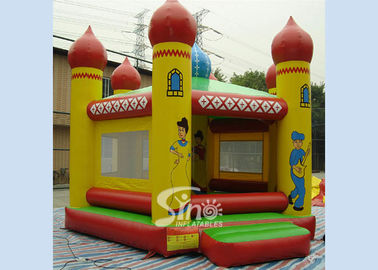 Outdoor kids ballroom inflatable bouncy house with China traditional theme made of 0.55mm pvc tarpaulin