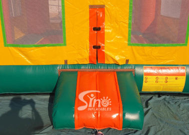 13x13 commercial inflatable module bounce house with various panels made of 18 OZ. PVC tarpaulin