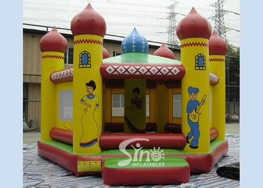 Outdoor kids ballroom inflatable bouncy house with China traditional theme made of 0.55mm pvc tarpaulin