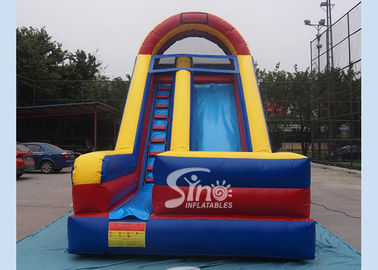 Guangzhou commercial dark blue single lane inflatable slide with lead free material