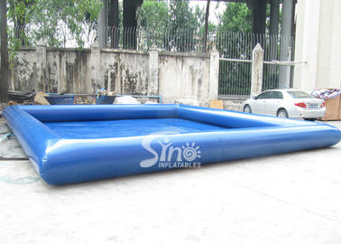 Blue Large Inflatable Water Pools For Adults Outdoor Inflatable Swimming Pools