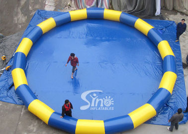 Portable Round Inflatable Swimming Pool Made Of 1150g/m2 PVC Tarpaulin