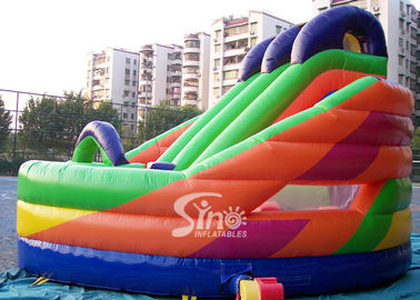 6x6m millenmium kids inflatable slide with obstacles N tunnel for outdoor parties