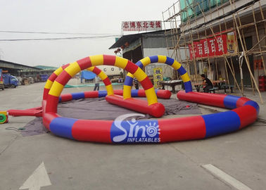 Outdoor karts N zorb balls inflatable race track for sporting events