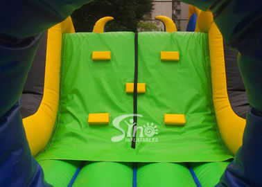 Adults N kids outdoor giant theme park inflatable playground with big slides for sale