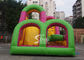 12m long giant commercial inflatable obstacle course with big slide for kids