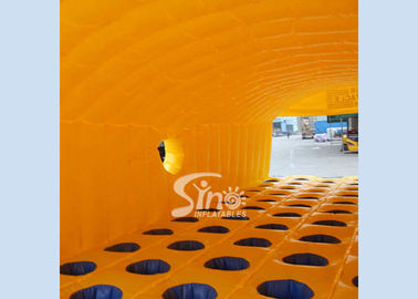 Outdoor kids N adults inflatable obstacle rush made of best material for interactive activities or events