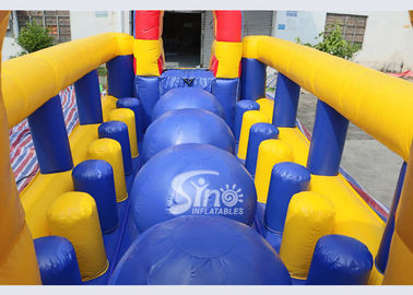 10x3m Giant Wipeout Inflatable Big Baller Obstacle Course for Adults and Children