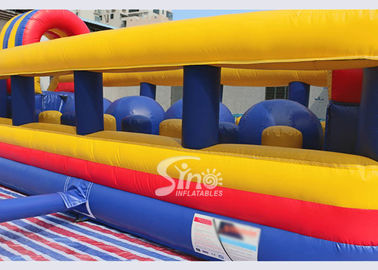 10x3m Giant Wipeout Inflatable Big Baller Obstacle Course for Adults and Children