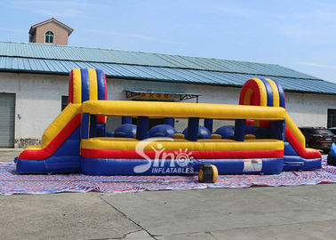 10x3m Giant Wipeout Inflatable Big Baller Obstacle Course for Adults and Children