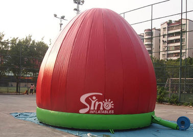 Red dome AFL Australian football kids jumping castle for outdoor parties N events