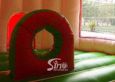 Red dome AFL Australian football kids jumping castle for outdoor parties N events