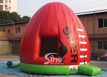 Red dome AFL Australian football kids jumping castle for outdoor parties N events