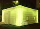 8x8 meters outdoor giant led light inflatable cube tent for parties or events etc