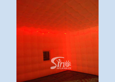 8x8 meters outdoor giant led light inflatable cube tent for parties or events etc