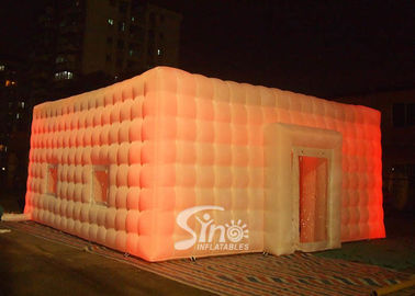 8x8 meters outdoor giant led light inflatable cube tent for parties or events etc