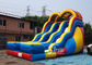 18 ft high adults colorful double lane inflatable slide for outdoor enterainment
