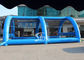 10x7 meters adults challenge running ball pit inflatable obstacle tent for outdoor sports events