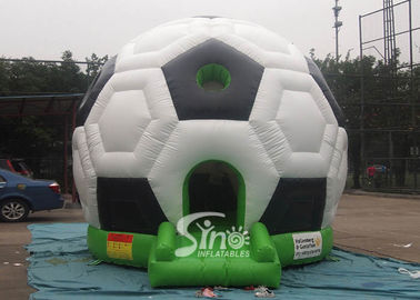 Outdoor football shape kids inflatable bouncy castle with EN14960 standard