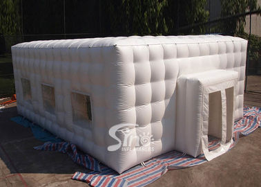 10x8 mts multifunctional outdoor white inflatable cubic tent for warehouse or party events