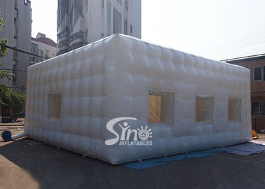 10x8 mts multifunctional outdoor white inflatable cubic tent for warehouse or party events