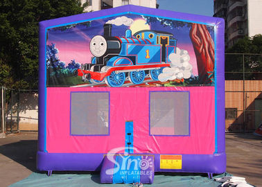 15x15 commercial thomas the train inflatable module bounce house with EN14960 certified