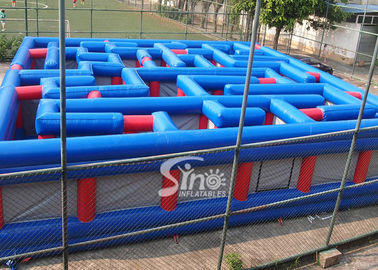 Custom made giant outdoor amusing inflatable maze for kids N adults challenge activities