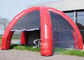 8 mts dia. 5 legs outdoor movable inflatable camping tent with 4 transparent doors connected by velcro
