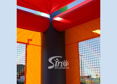 13x13 rainbow kids crayon small bounce house with removable cover made of lead free material