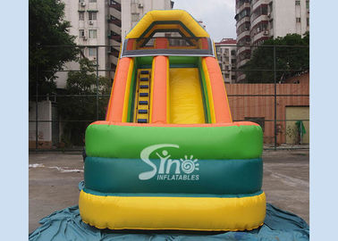 19' custom made colorful inflatable dry slide with lead free material