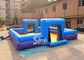 Customized inflatable soap soccer field for outdoor interactive games