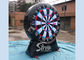Giant inflatable soccer dart board with stand made with pvc tarpaulin material