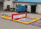 Mobile giant floating inflatable water volleyball court for kids N adults water entertainments