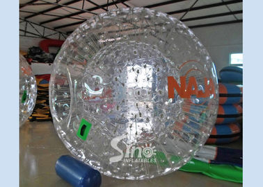 Giant cheap inflatable grass ball person inside with certificated PVC or TPU material