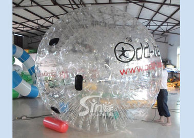 Giant cheap inflatable grass ball person inside with certificated PVC or TPU material