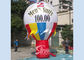 Outdoor Men's Suits advertising inflatable ground balloon with flags around made of best nylon