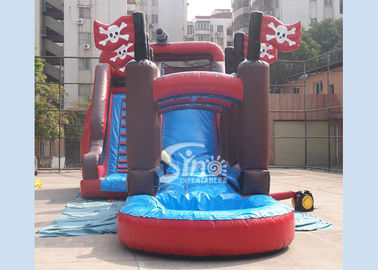 Commercial giant pirate ship inflatable water slide with slip n slide for adults outdoor water park