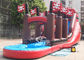 Commercial giant pirate ship inflatable water slide with slip n slide for adults outdoor water park