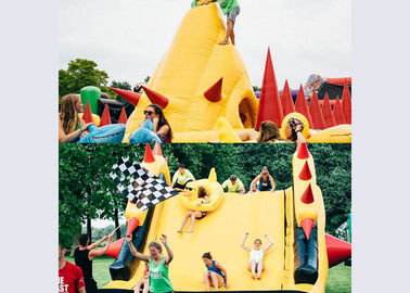 185 Meters Long Big Adults Inflatable Obstacle Course Course From Guangzhou Inflatables Factory