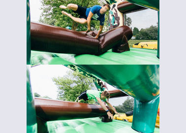 185 Meters Long Big Adults Inflatable Obstacle Course Course From Guangzhou Inflatables Factory