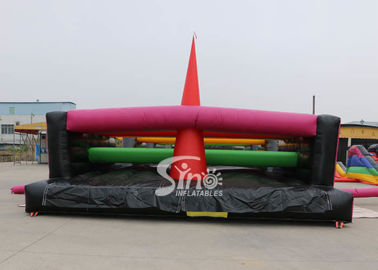 16x6m Crazy Tangled Up Adults Inflatable Obstacle Course For Outdoor Sports Events