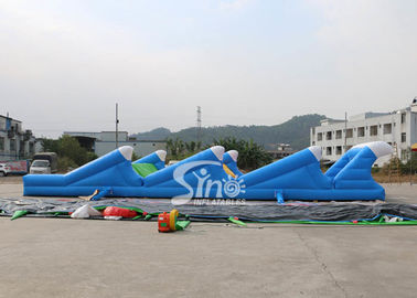 15x6m 6 Lane Vertical Rush Slide Adults Inflatable Obstacle Course For Outoor Mud Or Color Run