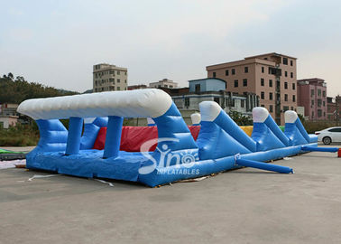 15x6m 6 Lane Vertical Rush Slide Adults Inflatable Obstacle Course For Outoor Mud Or Color Run