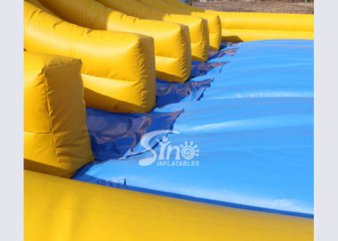 15x6m 6 Lane Vertical Rush Slide Adults Inflatable Obstacle Course For Outoor Mud Or Color Run