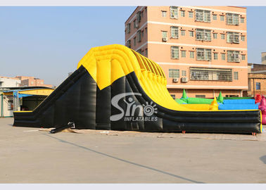 15x6m 6 Lane Vertical Rush Slide Adults Inflatable Obstacle Course For Outoor Mud Or Color Run