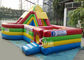Commercial grade kids mega bounce inflatable obstacle course made of 610g/m2 pvc tarpaulin