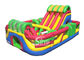 Outdoor Commercial Giant Adrenaline Zone Inflatable Slide With Obstacles Inside For Kids N Children