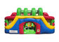 Outdoor Commercial Giant Adrenaline Zone Inflatable Slide With Obstacles Inside For Kids N Children
