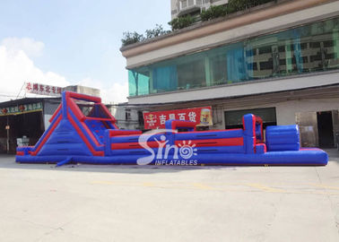 Outdoor Kids Inflatable Obstacle Course With Pvc Tarpaulin CE Or UL Certificated