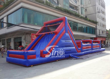 Outdoor Kids Inflatable Obstacle Course With Pvc Tarpaulin CE Or UL Certificated